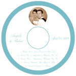 Memorable CD Wedding Labels